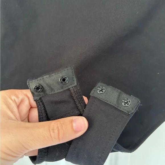 Free People Intimately Black Square Neck Short Sleeve Bodysuit in Size Small - Picture 9 of 13